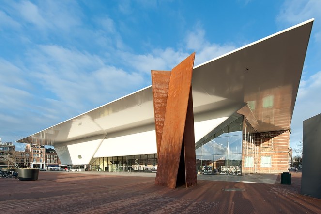 The Stedelijk Museum Amsterdam. Benthem-Crouwel-Architects-Lensvelt-Stedelijk-Museum-Amsterdam