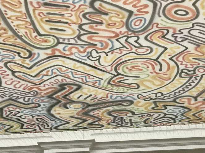 The Keith Haring velum. The Stedelijk Museum, Amsterdam. Keith-Haring-velum-the-Stedelijk-Museum-Amsterdam.