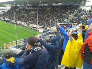 Football match in Italy. Parma vs. Inter Milan